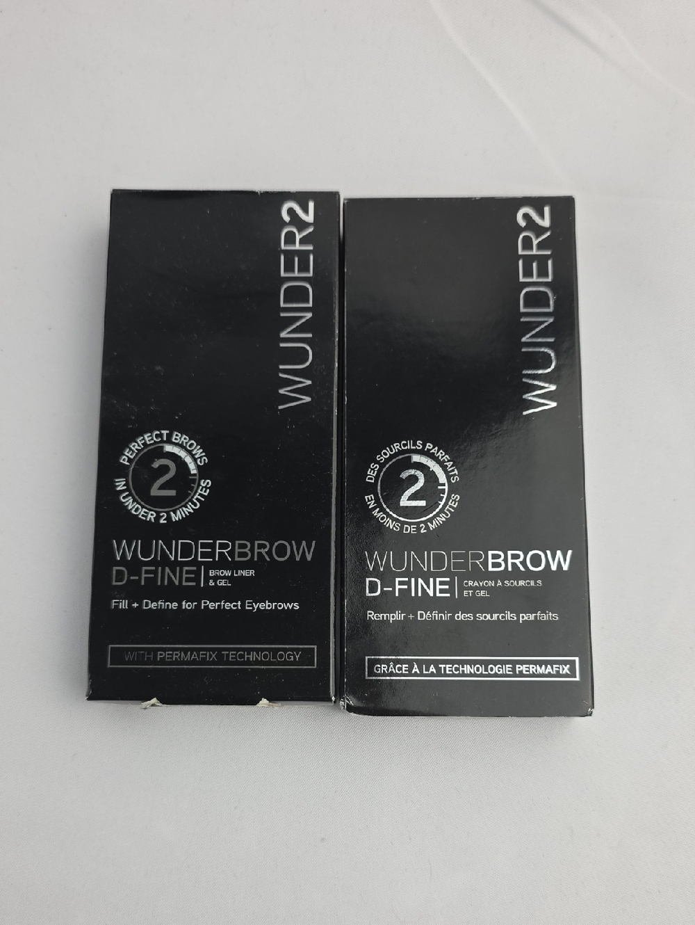 Wunderbrow D-Fine Brow Liner & Gel Black